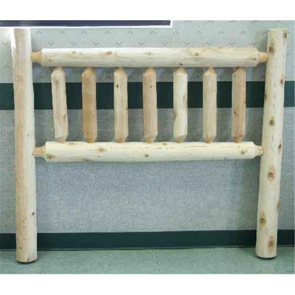 Lakeland Mills Cedar Low Post King Headboard - Vintage Whiskey LKHB/V - main